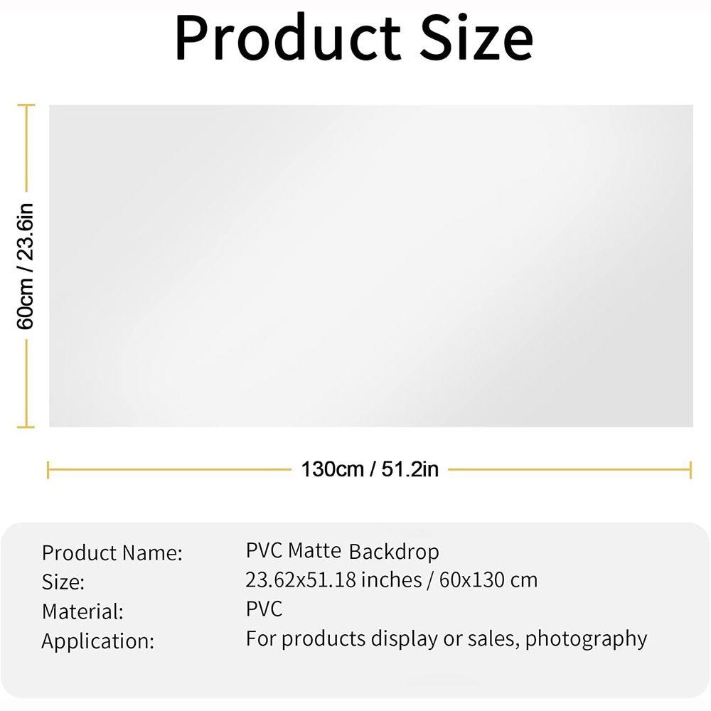 Waterproof PVC Photo Background Anti-wrinkle Photography Backdrop White Backdrop Photography