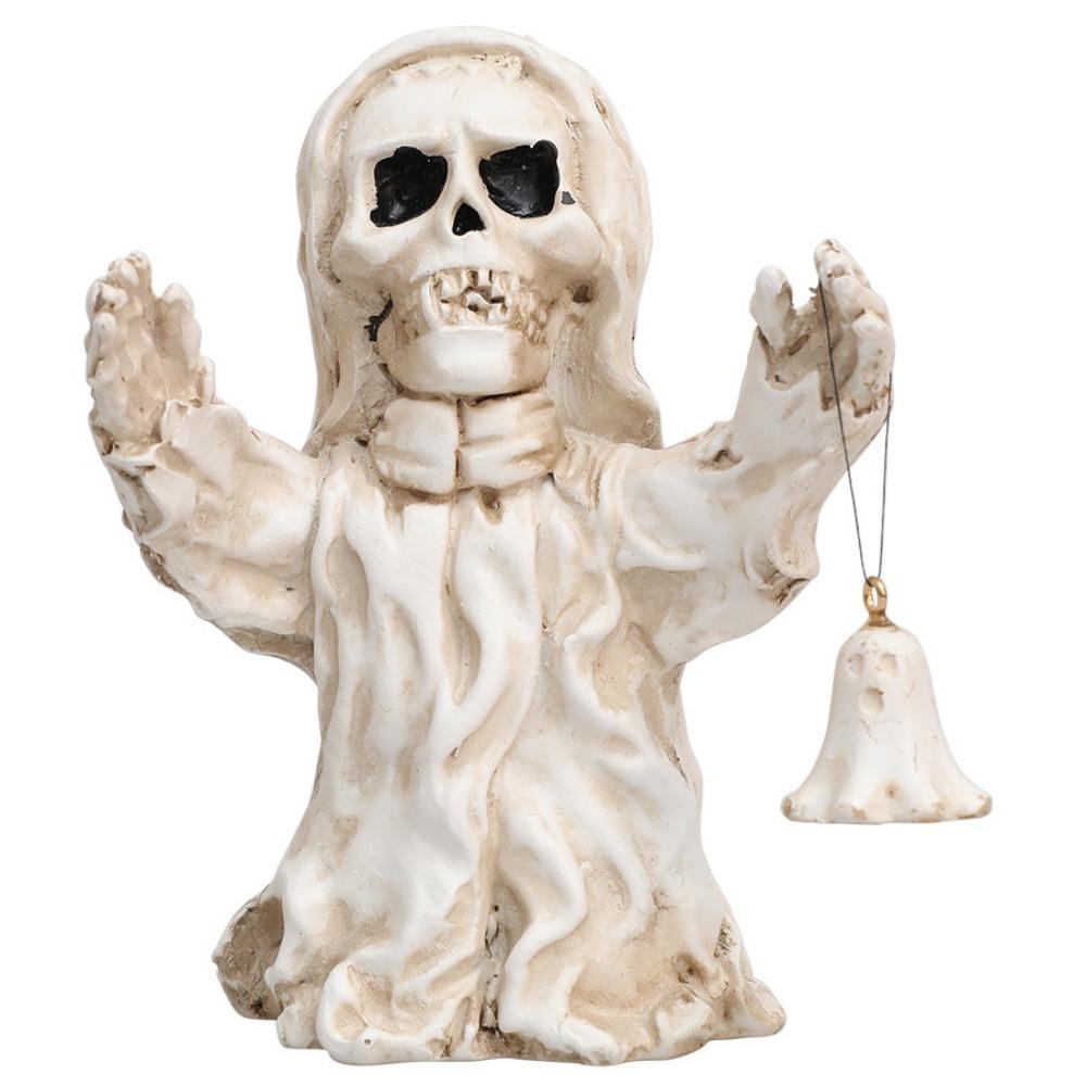 Spooky Halloween Small Ornaments Skeleton Resin Festival Ornaments  Desktop
