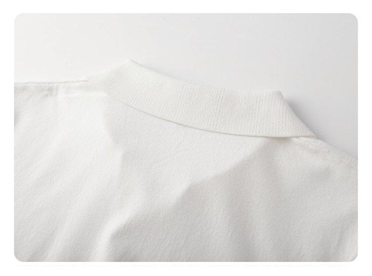 Men's Light Luxury Summer Polo Knit Shirt with Lapel