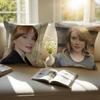 B-Bryce Dallas Howard Cushion Cover Pillowcase Short Plush Invisible Zipper Room Sofa Cushion Cover
