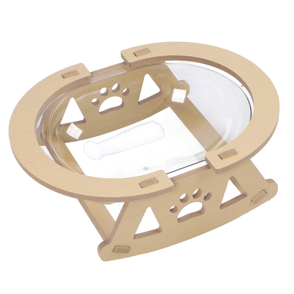 Transparent Cat Bed Spacious Stable Structure Stylish Look Clear Cat Hammock for Sleeping Playing Lounging