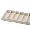 Eyeglass Display Tray, Frame Storage Box with Compartments, Velvet MDF, Secure for Valets,