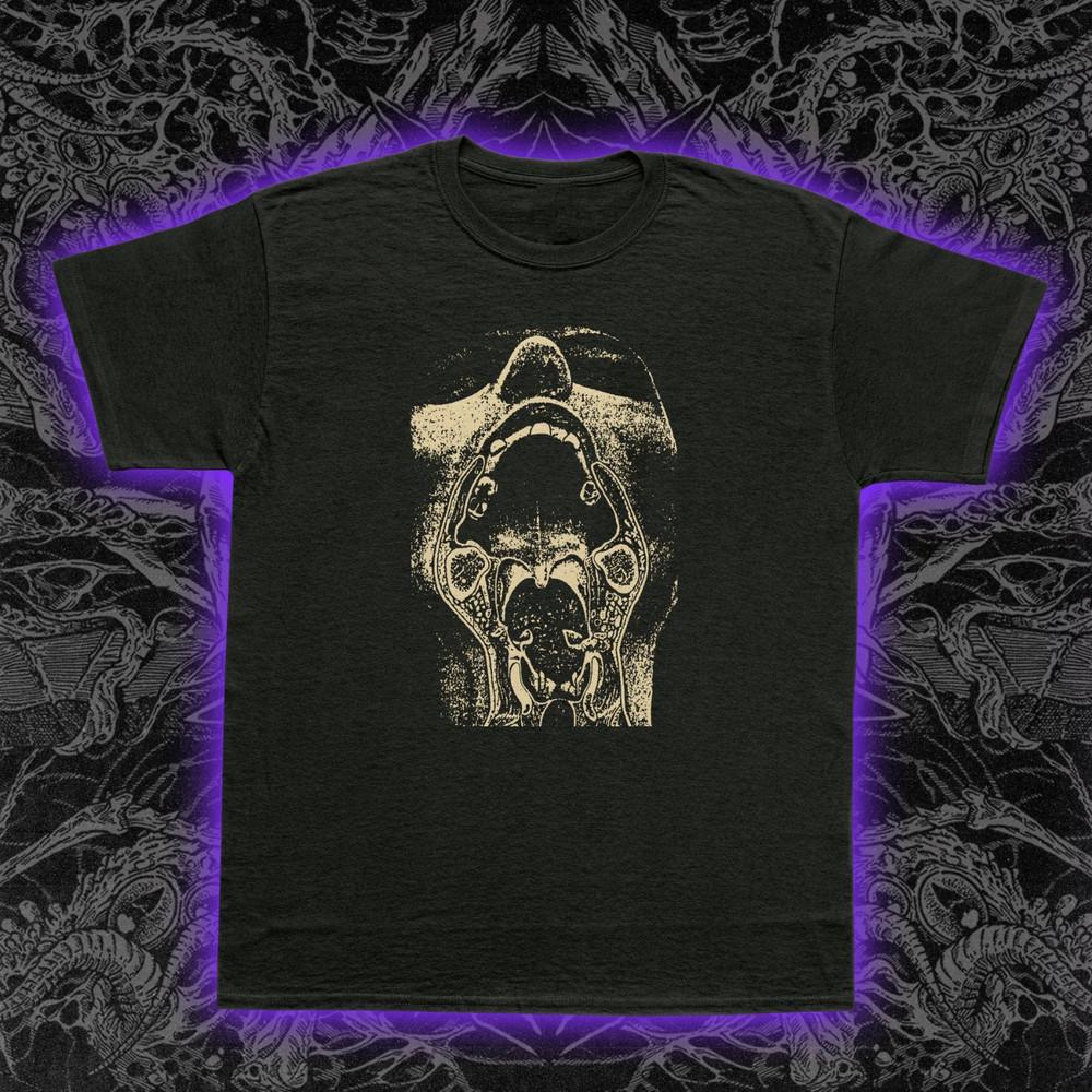 Throat Cross-Section T-Shirt Anatomical Medical Gothic Dark Art Vintage Science