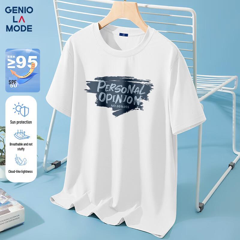 GENIOLAMODE Men s Ice Silk Quick-Dry T-Shirt XL