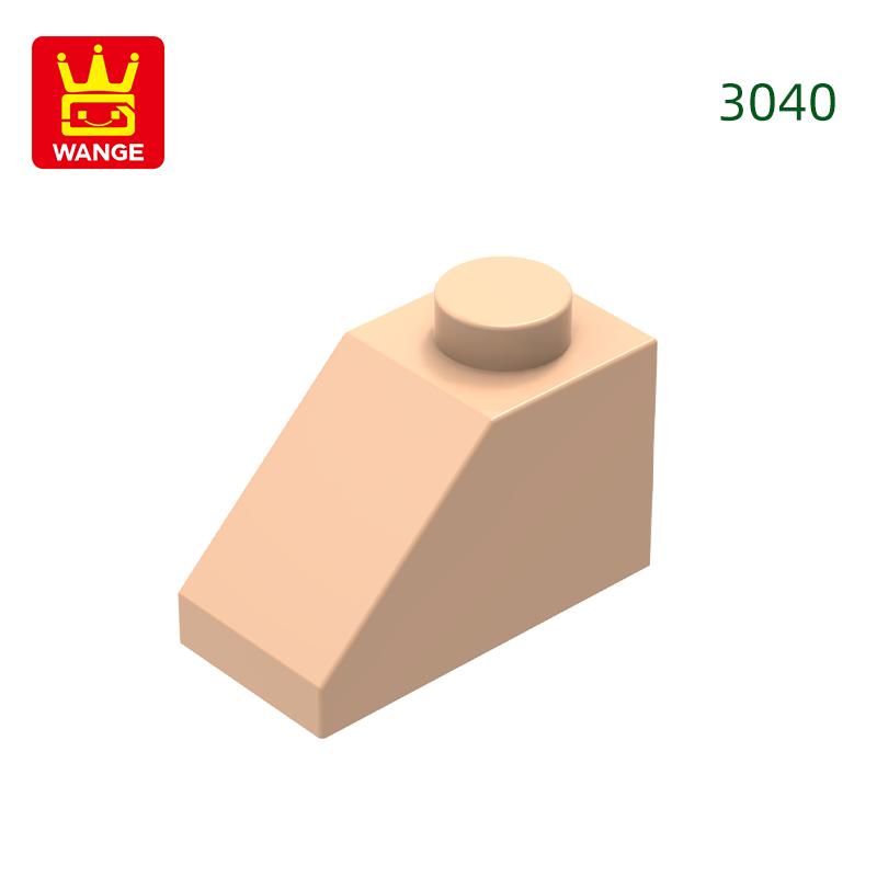 

164Pcs/lot 3040 Half bevel 1 Dots Constructing Blocks MOC Attachments Works With Bricks Children Toys Present Box W11930WW-about 164pcs