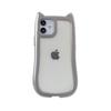 Apple 16PROMAX Electroplated Silver Cat Ear Phone Case IPhone13 X Simple Tpu Protection Case