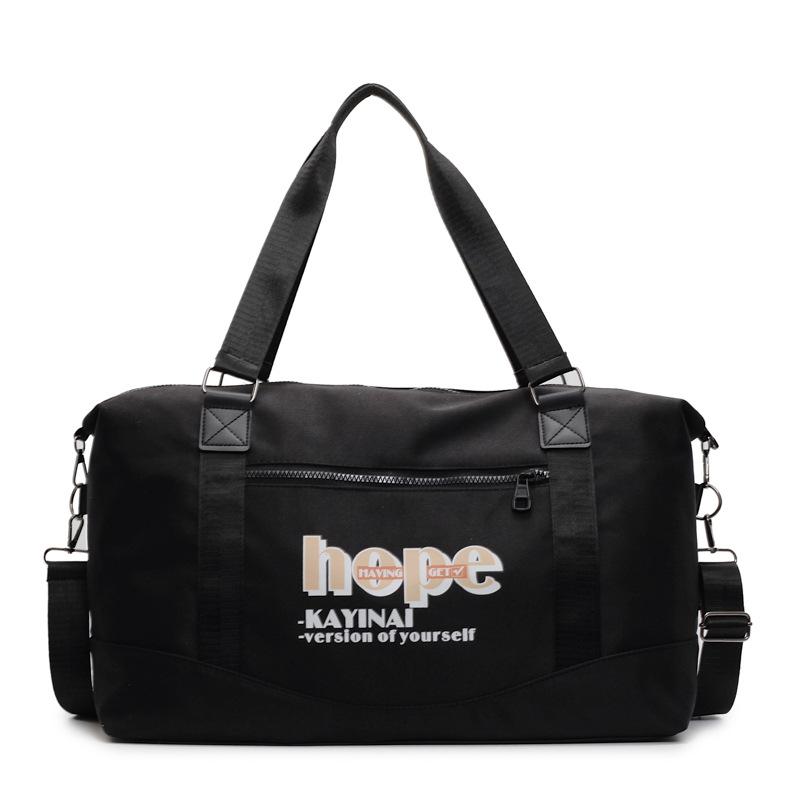 Sport Fitness Tasche neue Mode Retro Lässig Ausgehen Aufbewahrungstasche Einfach Amerikanisch Große Kapazität Umhängetasche Reise
