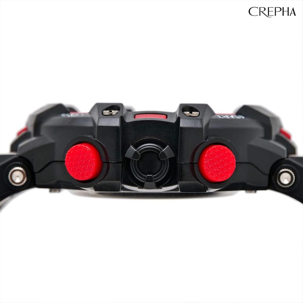 Crepha Digital Watch Telva Multifunction 5atm Water Resistant stopWatch Large 5 