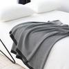 Nordic Minimalist Knitted Summer Nap Air-Conditioning Throw Blanket Bed Runner Drape Yarn Blanket Sofa Throw