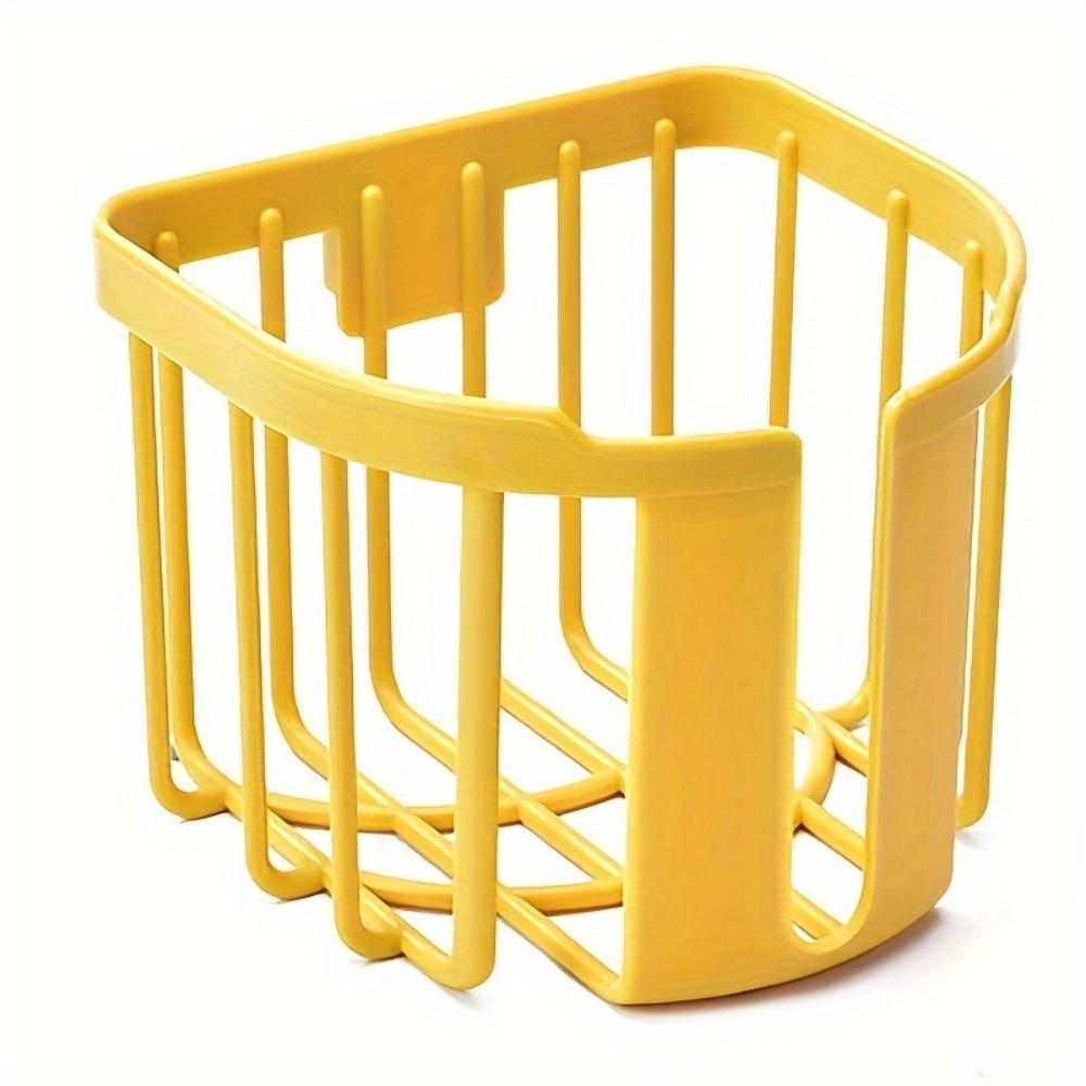 Suport de depozitare pentru toaletă cu goluri Cutie cu coș de șervețele multifuncționale Cutie pentru șervețele toalete Coș de depozitare montat pe perete