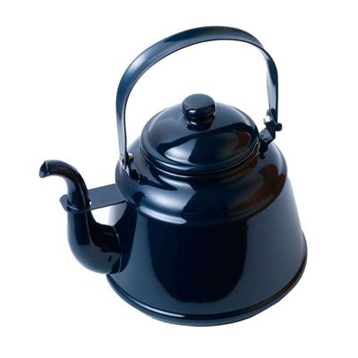 DutchWest Japan Retro Enamel Kettle, Induction Compatible, Navy, RTK-05, 2.3L