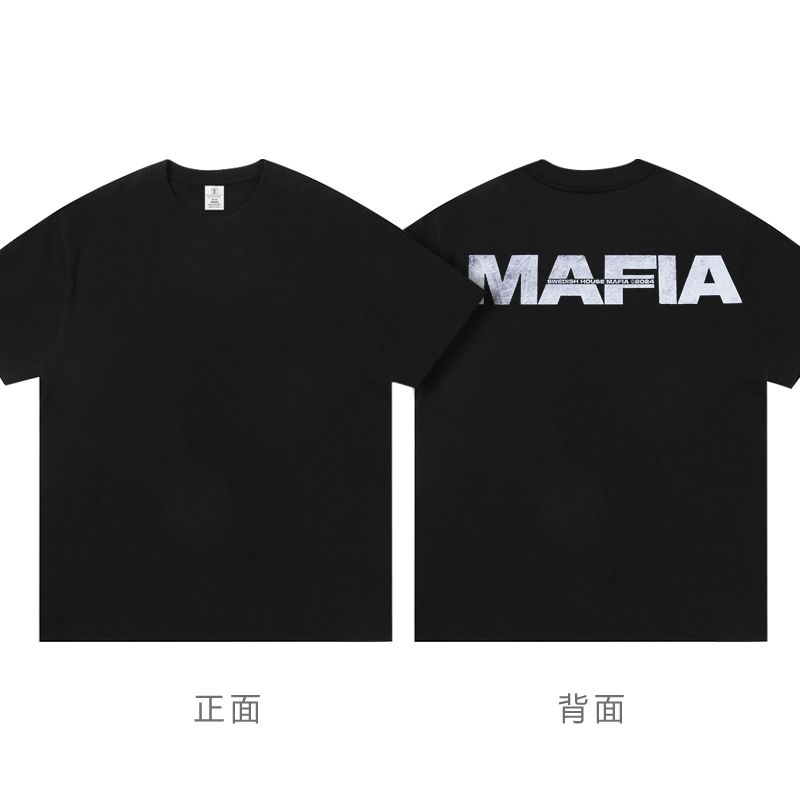 Футболка с коротким рукавом и наряд диджеев Swedish House Mafia для фестиваля электронной музыки The Storm M
