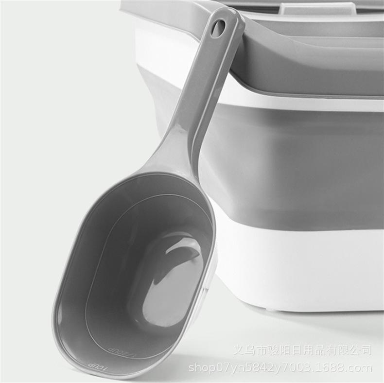 Pet Food Scoop with Measurement Markings Durable Plastic Dog Food Scoop Cat Food Measuring Spoon for Accurate Feeding