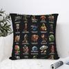 Italian Brain Rot Italian Brainrot Pillowcase Printed Fabric Cushion Cover Gift  Pillow Case Cover Bedroom Square 40X40cm