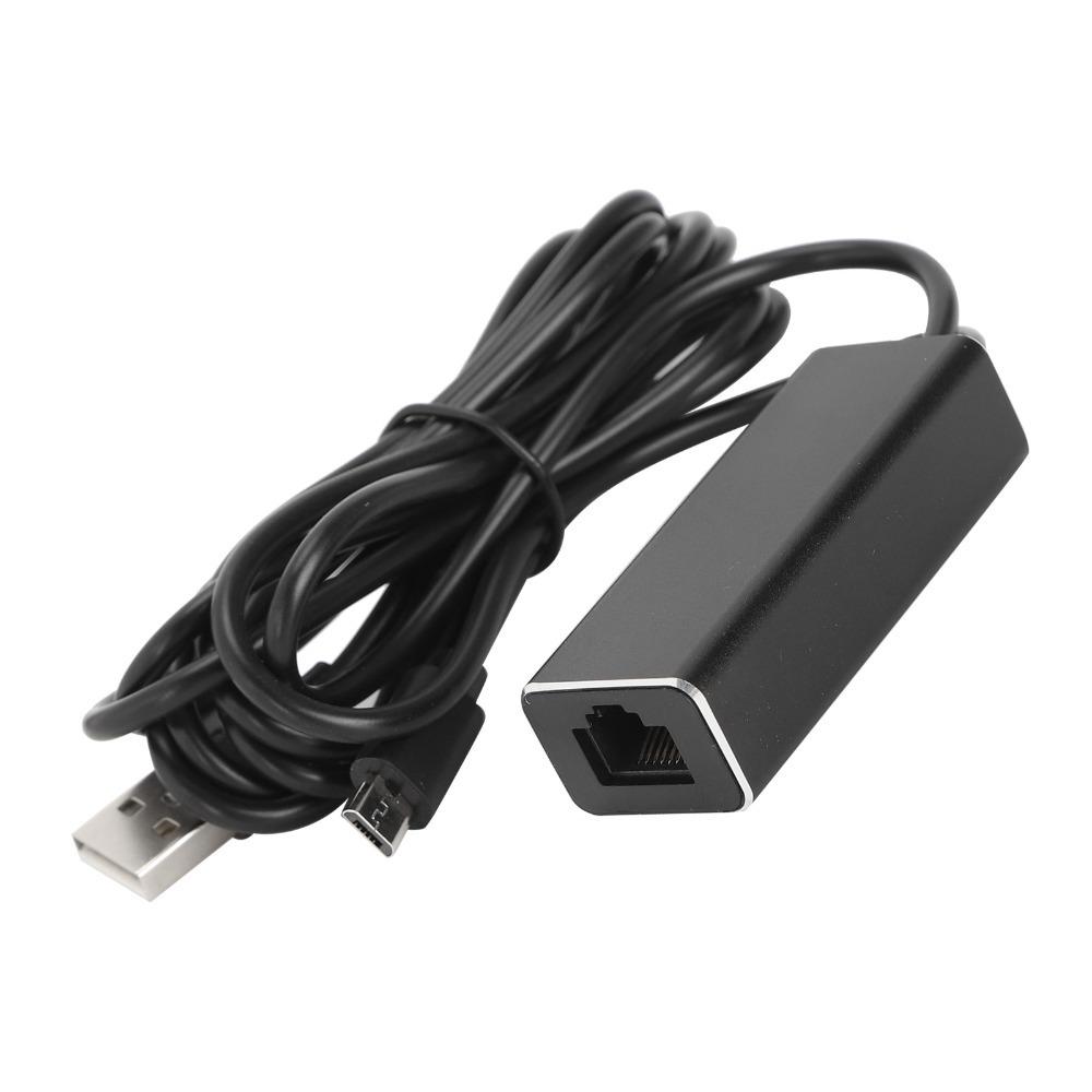 10/100Mbps Micro USB To RJ45 Ethernet Adapter Conversion Transmission for TV Sticks Internet Access