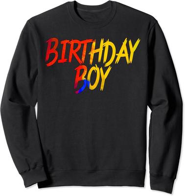 Birthday Boy Birthday Party Apparel Gift Tee Unisex Crewneck Sweatshirt