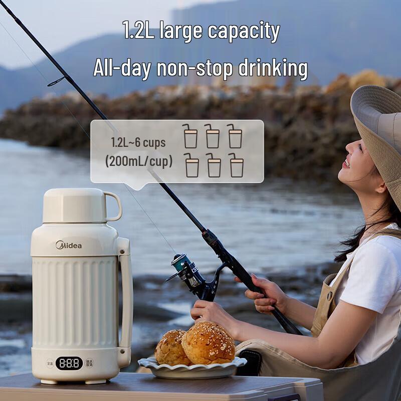 Midea Portable Electric Travel Kettle CN plug (adapter included)