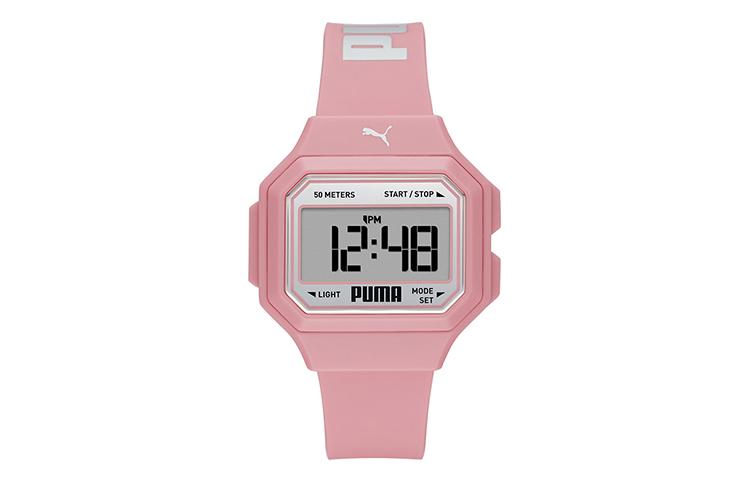 PUMA Armbanduhren Quarzwerk PU-Armband Rosa Zifferblatt Damenuhr P1057 P1057