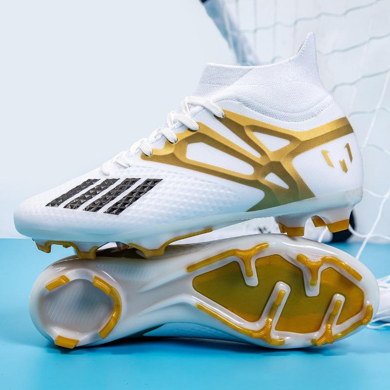 High-Top-Fußballschuhe, Fly-Woven-Socken, FG-Stollen, Jungen, Mädchen und Jugendliche, Sportschuhe für Wettkämpfe