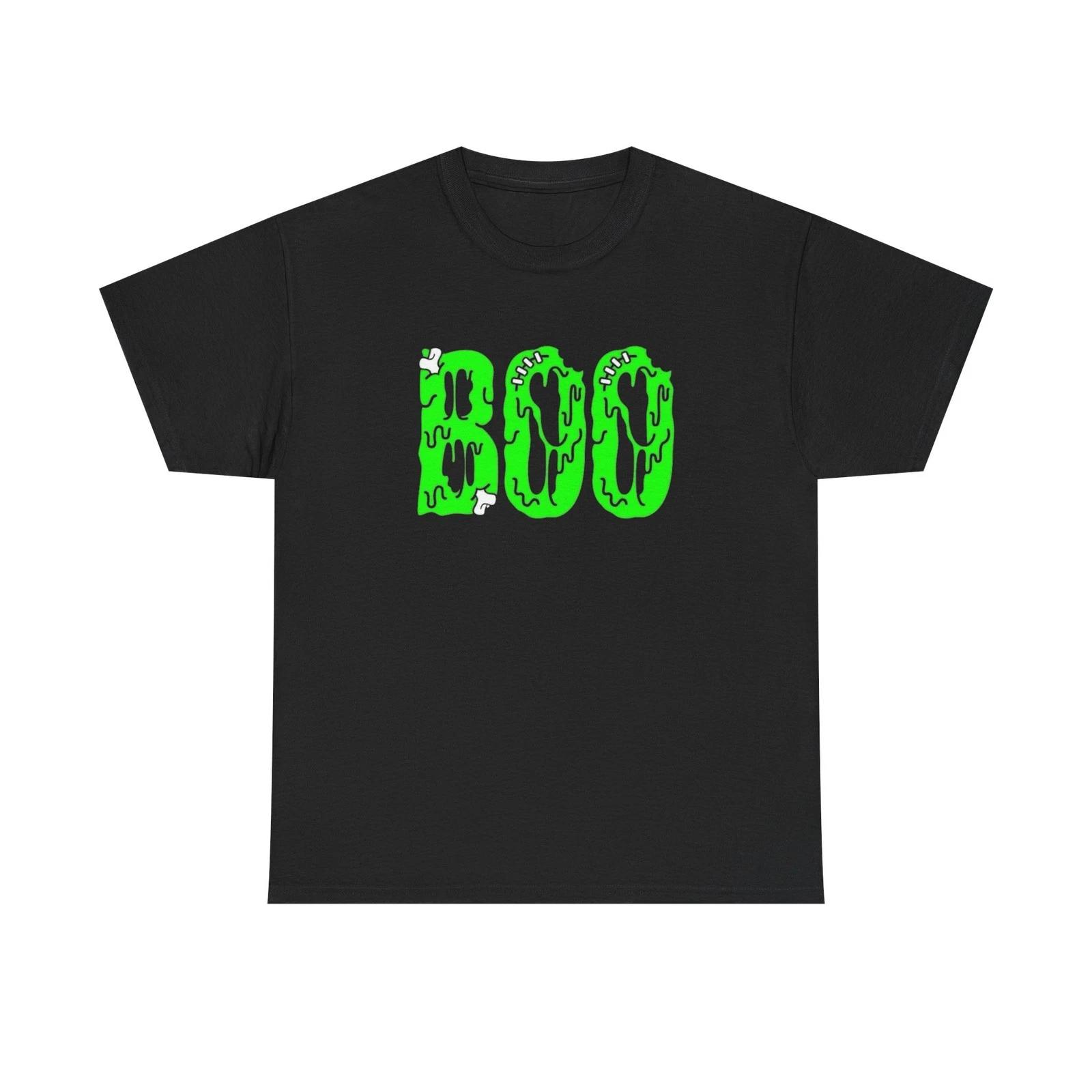 

Boo Halloween Fall Scary Graphic T-Shirt Unisex Heavy Cotton Tee 2XL