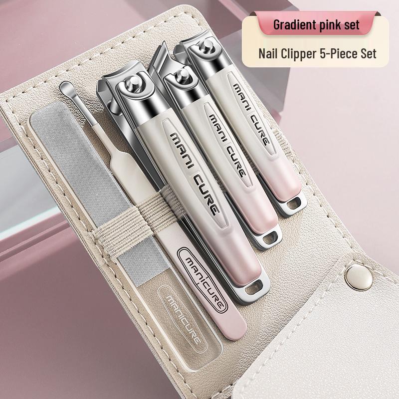 16-Piece High-Quality Nail Care Set for Men & Women: Clippers, Manicure, Tweezers, and Elegant Storage