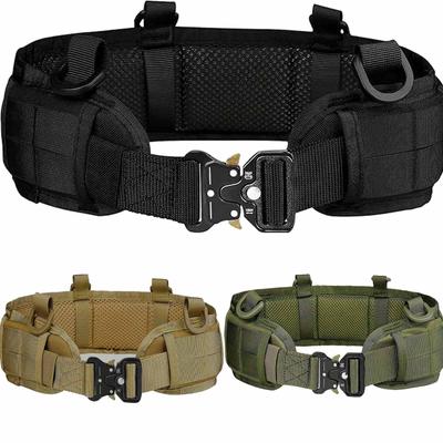 Outdoor Multi-Functional Waist Belt – Training Belt with Storage Pouches, Live Training Gear, Utility Belt for Hiking, Camping, and Use