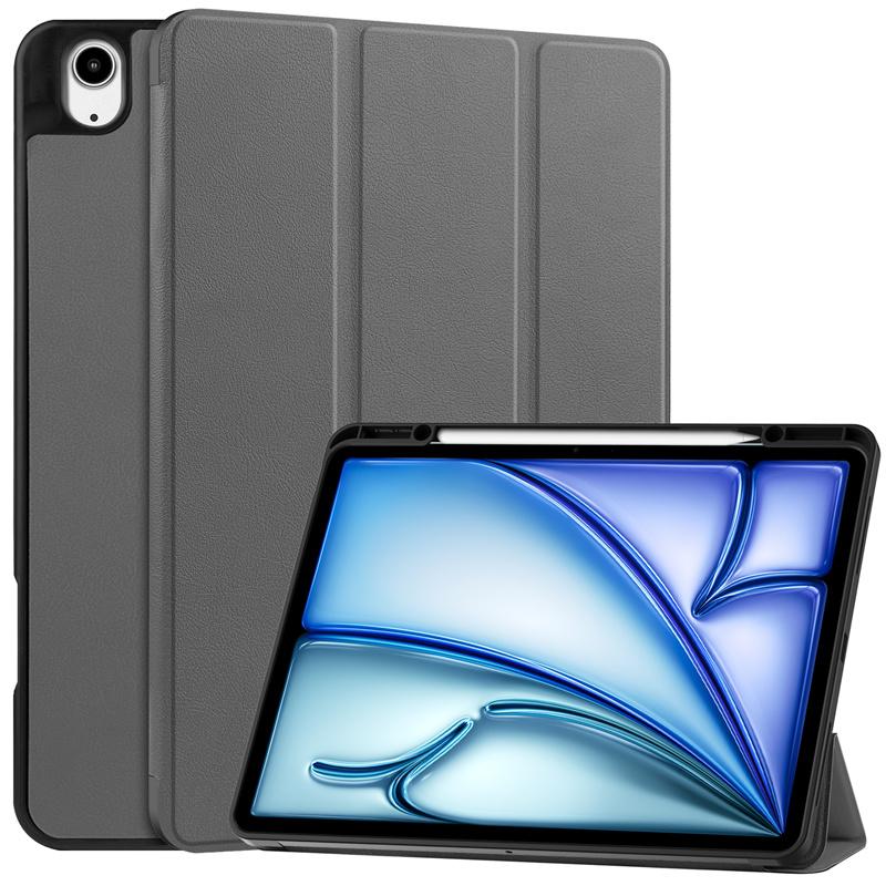 Funda para iPad Air 2024, funda M2 de piel sintética pintada, protectora para iPad Air de 13 y 11 pulgadas (2024), con soporte para bolígrafo.