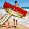 STD Liège Print Beach Towel, Large Soft Quick Dry Towel for Beach Camping Swimming
