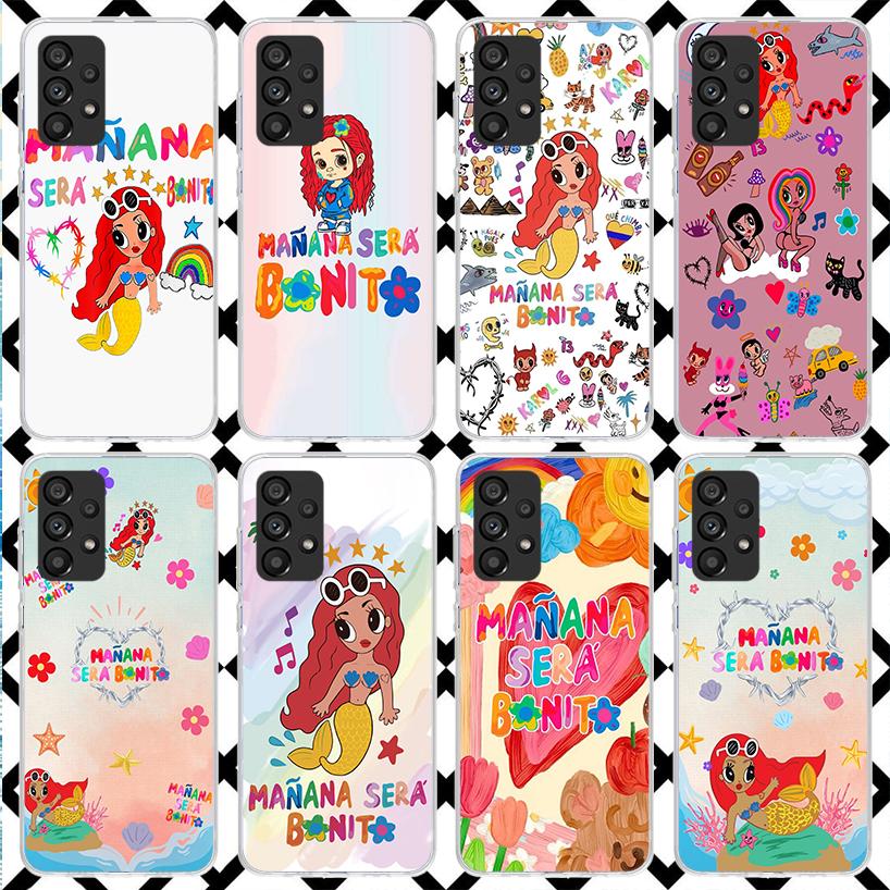 Karolg M-Manana Sera B-Bonito Phone Case for Samsung Galaxy A52 A42 A32 A22 A12 A51 A50S A41 A31 A21S A10S A71 A70 A40 A30S A20E