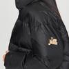 Lee Stand Collar Solid Color Duck Down Comfortable Quilted Design Warm Retaining Dark Series Down Jacket Women outerwear Black LWT008258204579K11000