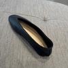 Summer New Flat-bottomed Leather Light-mouth Black Single Shoes Women's Casual Ladyshoes Women