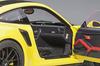AUTOart 1/18 Scale Porsche 911 (991.2) GT2 RS Weissach Package Yellow/Carbon Black Finished Model 78172