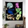 Alien Stage Anime Tapestry Art Printing Japanese Wall Tapestry Anime Wall Hanging Home Decor