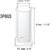 RIVERWELD TIG Glass Cups Clear Quartz Nozzle 3P8GS 9/16" 14mm for SR WP 17 18 26 TIG Welding Torches Pack of 5