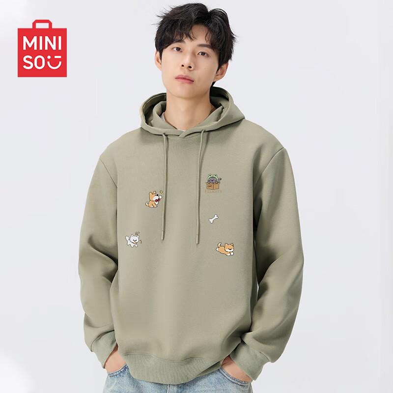 MINISO Men's Hooded Pullover Sweatshirt