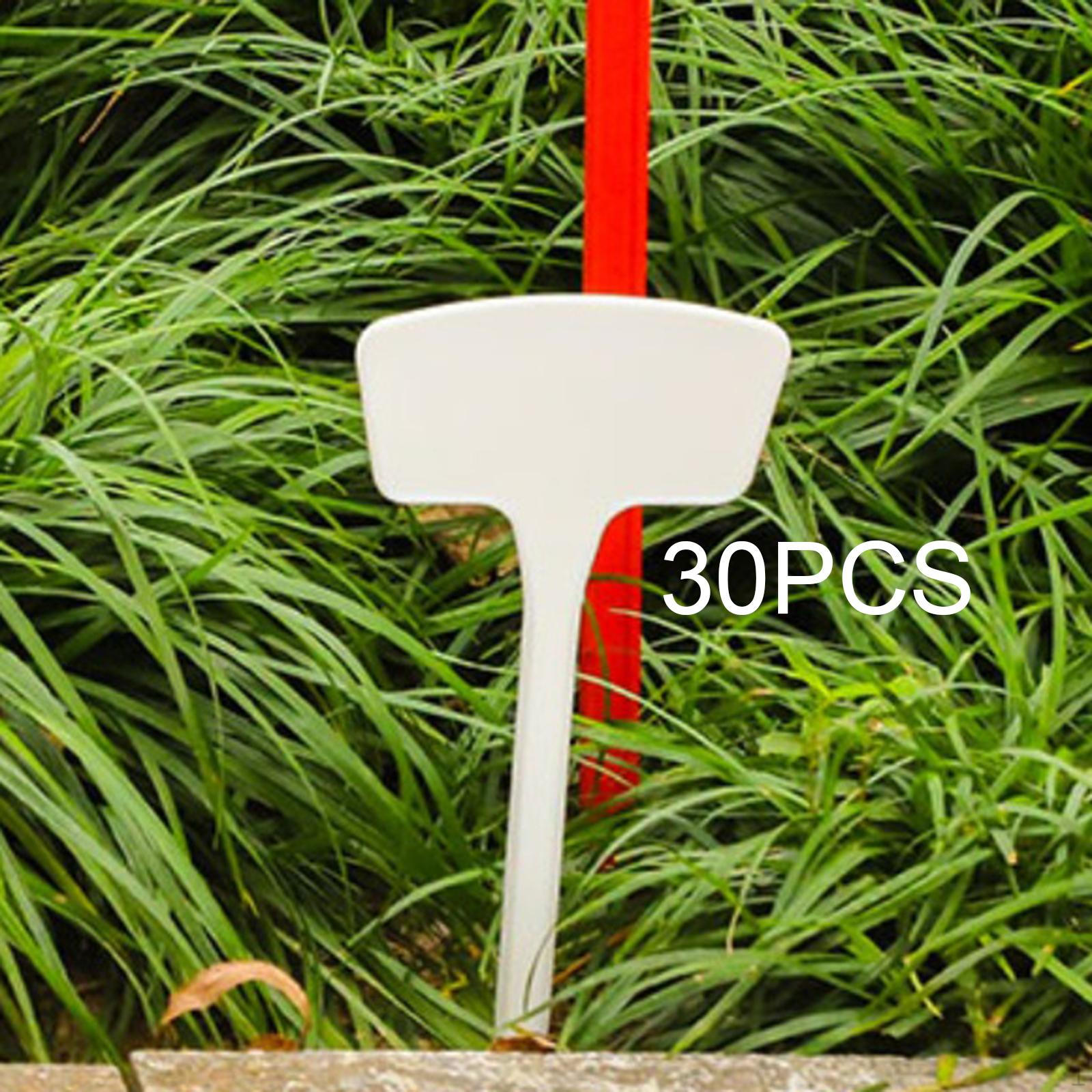 

30 Count Garden Markers for Plant Identification, Waterproof Tags Potted Vegetables білий