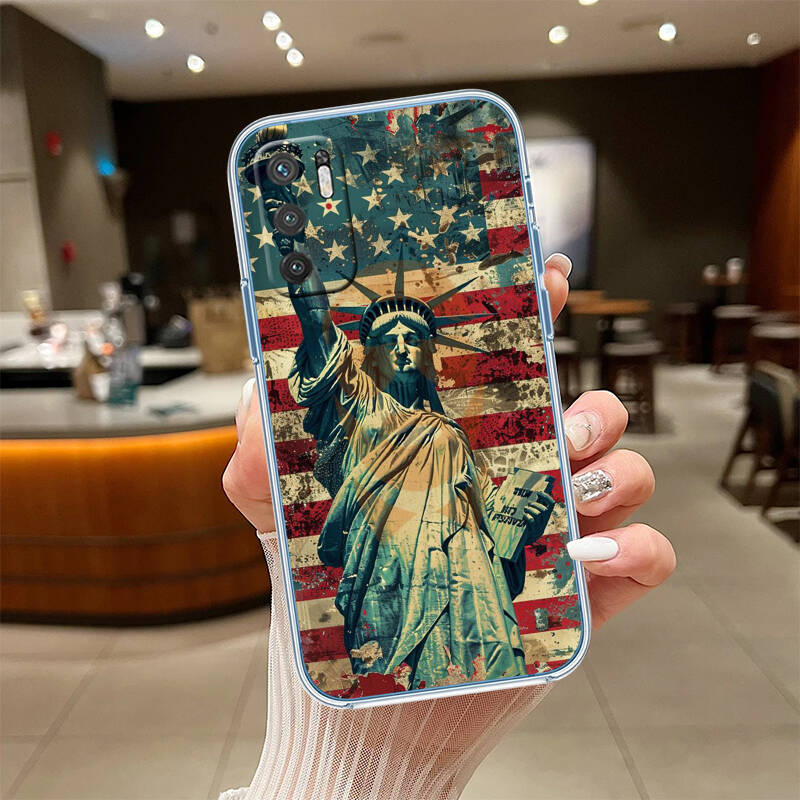 Statue of Liberty Phone Case for Motorola Edge 20 30 S30 40 50 Fusion Lite Plus Pro Ultra Neo One Action Zoom Hyper Power Macro Vision