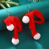 Women's Christmas Ear Studs Fall and Winter Hat Scarf Pendant Festival Earrings Gift for Wife Mother Daughter Friends
