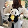 Panda Handheld Cute Honey Can Cartoon Plush Backpack For Kids And Outfits Casual