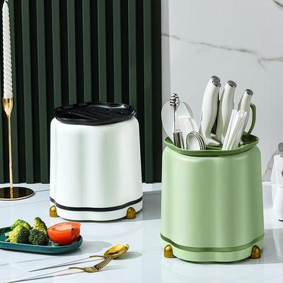 Rotary Cutter Holder Multi-purpose Chopsticks Tableware Rack Modern for Home Tableware Kitchen Cutlery Chopsticks Holder