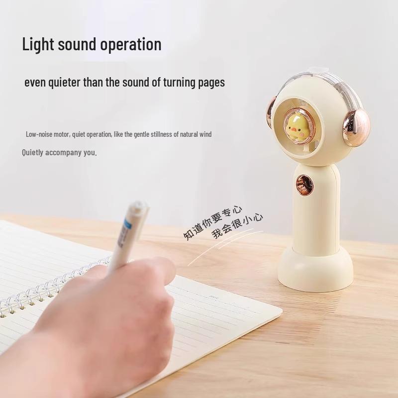 Silent Mini Portable Humidifying Fan for Office, Desktop, or Dorm Use