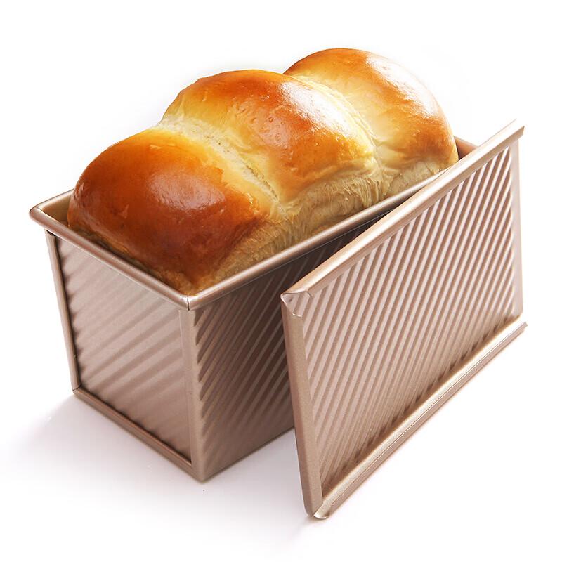450g Corrugated Non-stick Loaf Pan with Lid