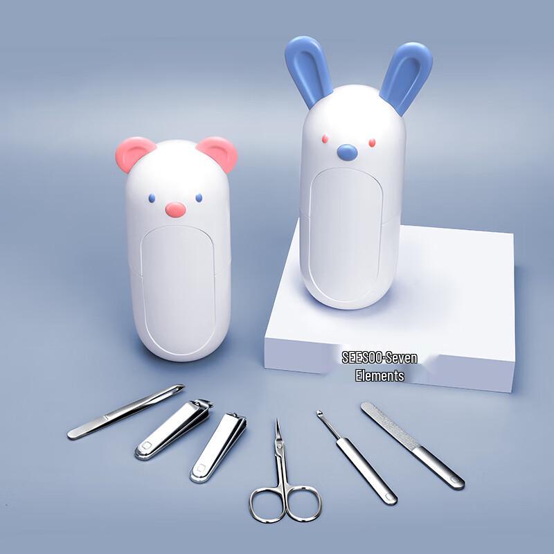 Seesoo 6-Piece Stainless Steel Nail Clipper Set