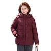 2025 Short Thickened Cotton Jacket for Middle-Aged and Elderly Women - Plus Size, Warm Winter Outerwear