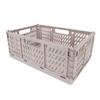 Collapsible Storage Crate Thicken Large Capacity Storage Crate Plastic Folding Storage Basket for Office Laundry