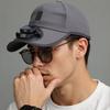 USB Rechargeable Cooling Fan Baseball Hat With Solar Powered Design Breathable Adjustable Sun Hat For Outdoor Activity