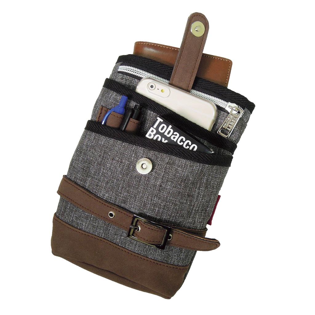 Small Item Lightweight and Black [Bouken Club] Multi-functional Case, Rough,