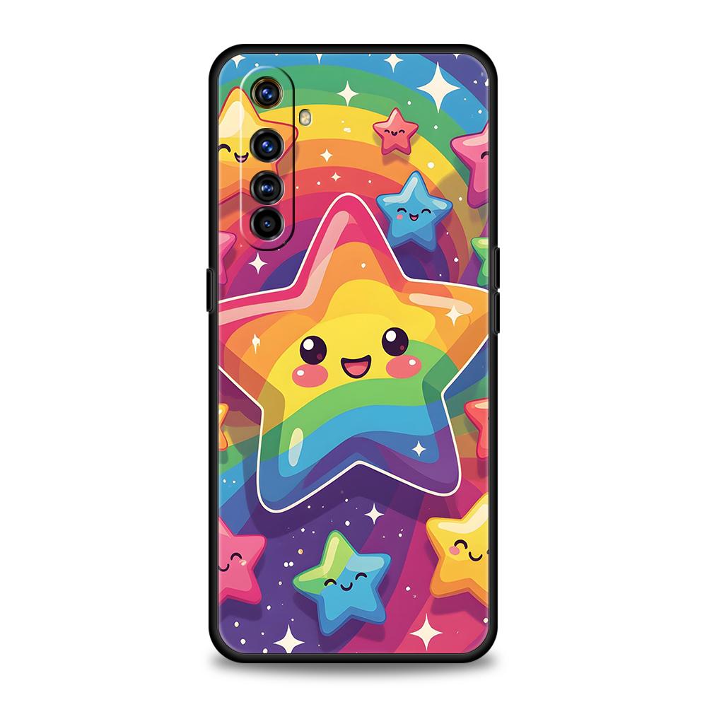 Soft TPU For Realme 11 10 9 Pro Plus GT2 GT3 GT5 C21 C25 C35 C53 C55 C67 Pro 5G Phone Case Creative Adorable Cartoon Pattern Bag