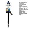Solar Lighthouse Lawn Light, Outdoor Garden Lighthouse Statue Solar Light, Waterproof Solar Pathway Light for Patio Lawn Yard
