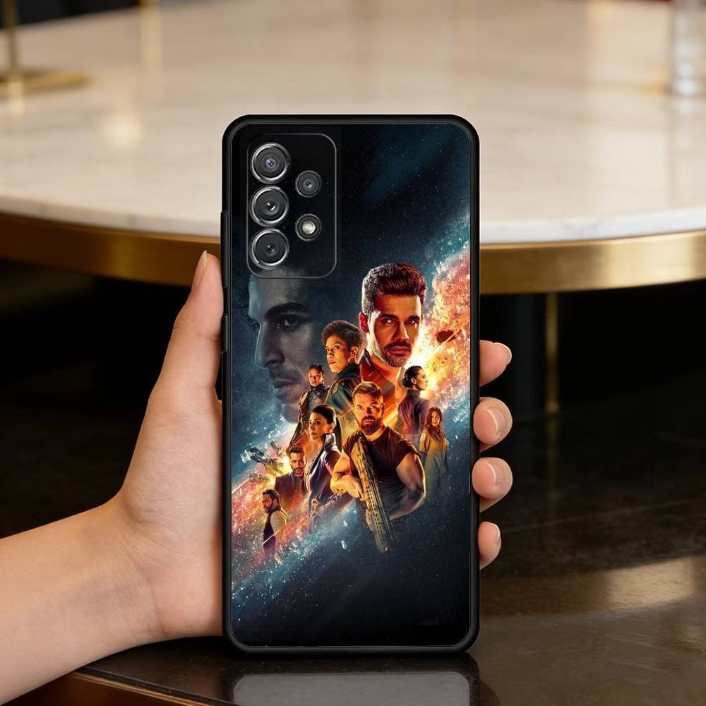 

T-The E-Expanse Phone Case For Samsung Galaxy A73,A72,A71,A70,A53,A52,A51,Soft Silicone Black Cover Samsung a20s